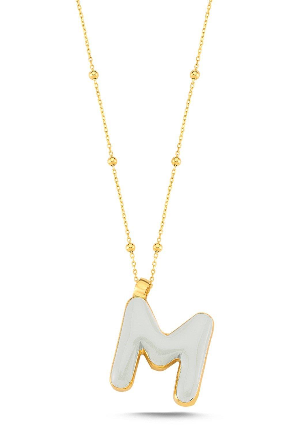 Mer's-Say My Name - Pembe C Harfi - Kolye Ucu-Kolye-1-fleurdirect.live