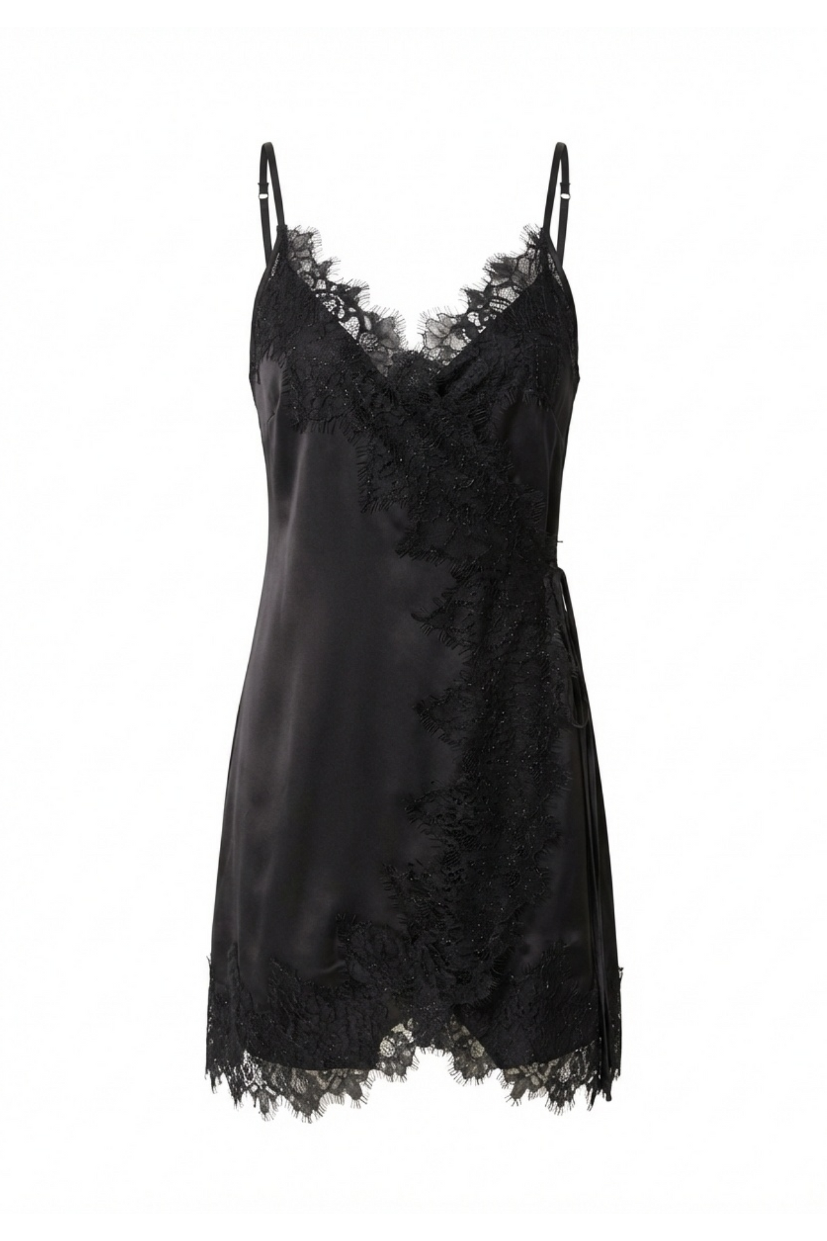 Velvet Night Silk Dress