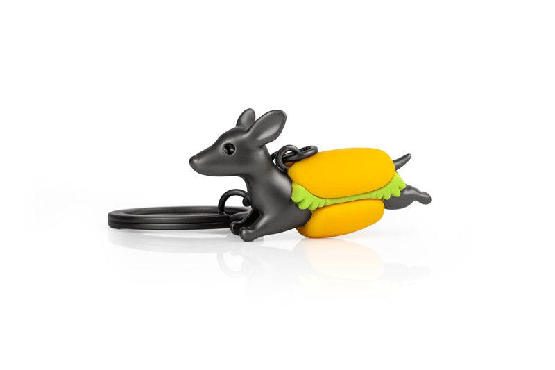 Metalmorphose-Dachshund Sosisli Sandviç Anahtarlık-Anahtarlık-5-fleurdirect.live