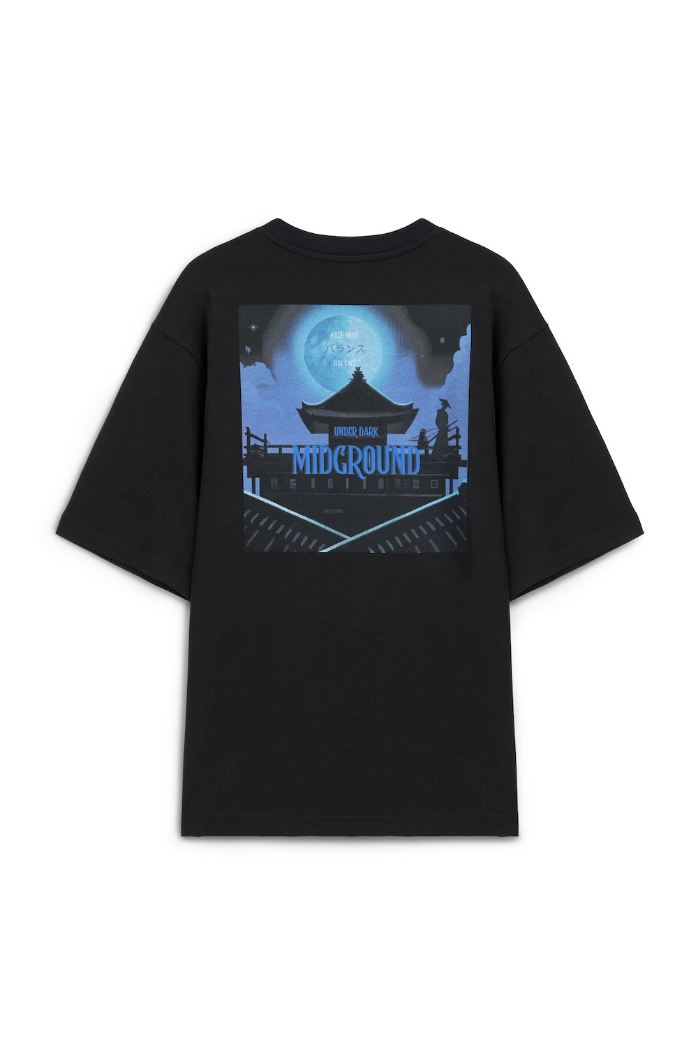 Midground-Baskı Detaylı T-shirt-T-Shirts-2-fleurdirect.live