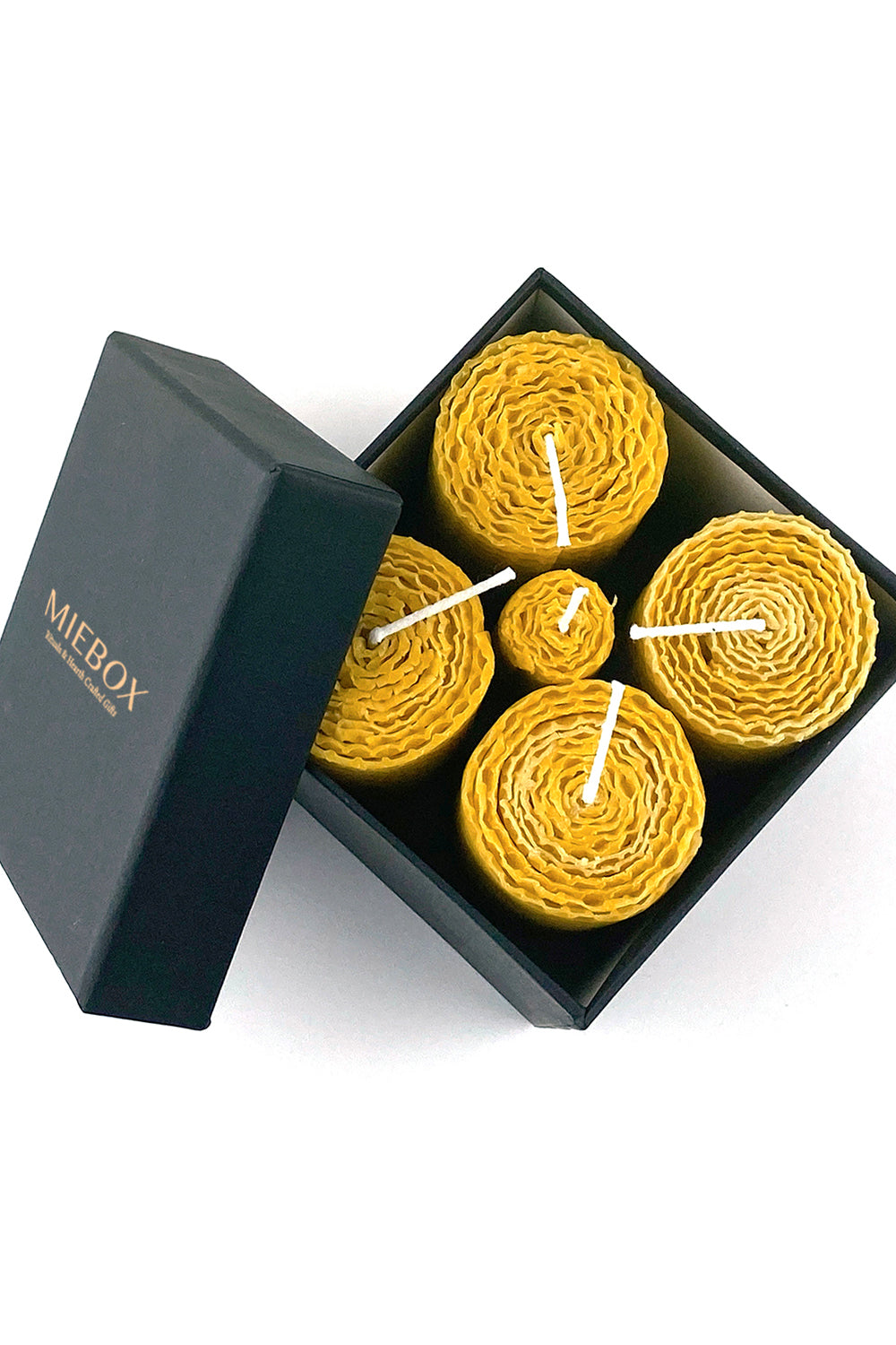 Miebox Rituals-%100 Organik Balmumu Mum Set 5'li-Mum-2-fleurdirect.live