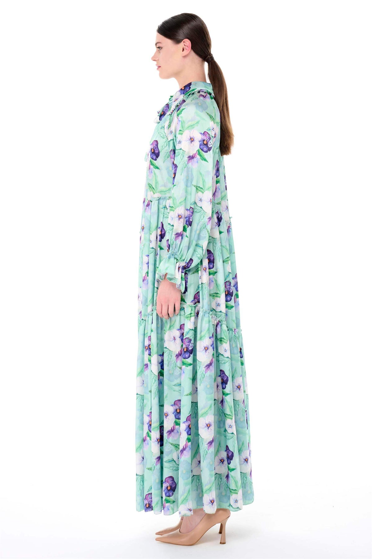 Bebe Yaka OversiZe ElbiSe Koyu Yeşil