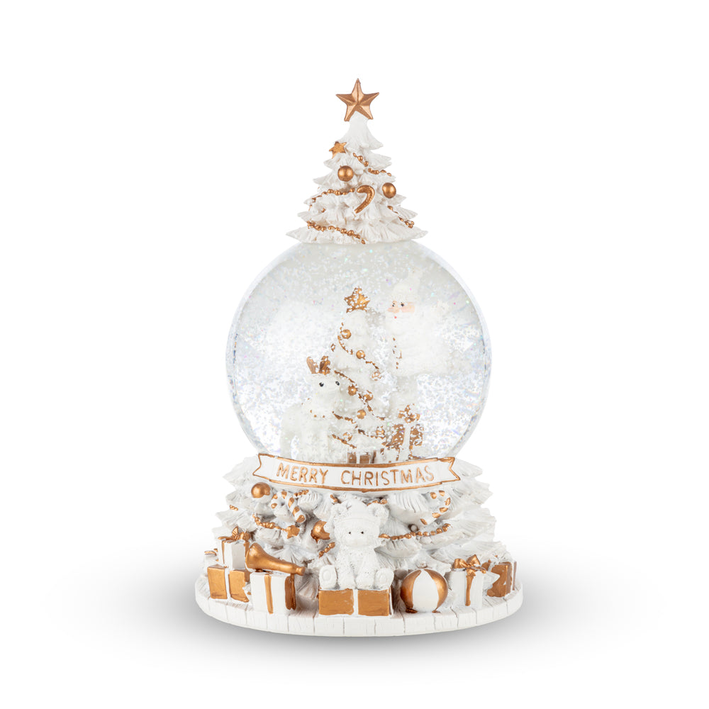 Milagron Home-Noel Baba Figürlü Müzikli Kar Küresi-Kar Küreleri-1-fleurdirect.live