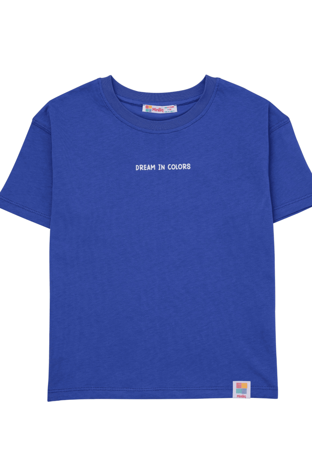 Miniliq-Lapis Blue Renkli Tshirt-T-Shirts-1-fleurdirect.live