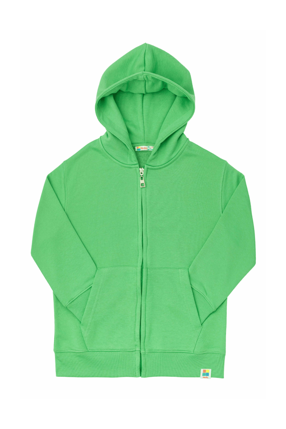 Miniliq-Pistachio Fermuarlı Kapüşonlu Eşofman Üstü-Sweatshirts & Hoodies-1-fleurdirect.live
