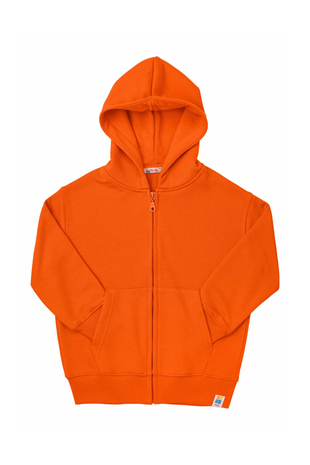 Miniliq-Pumpkin Fermuarlı Kapüşonlu Eşofman Üstü-Sweatshirts & Hoodies-1-fleurdirect.live