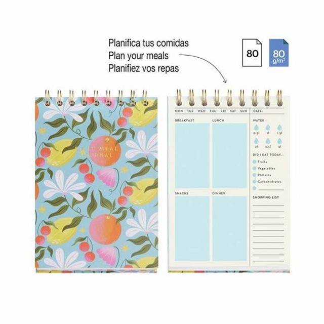 Miquelrius-Miquelrius Happy Fruits Daily Meal Journal Telli Defter-Defter-2-fleurdirect.live