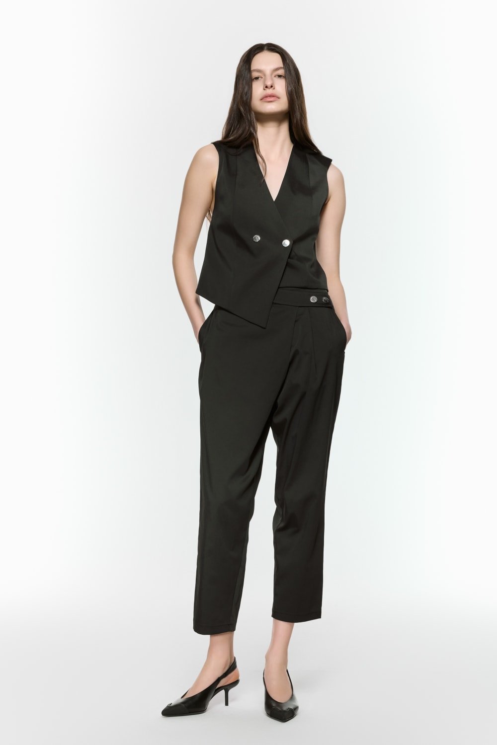 Mirimalist-Revolve Yelek Siyah-Yelek-2-fleurdirect.live