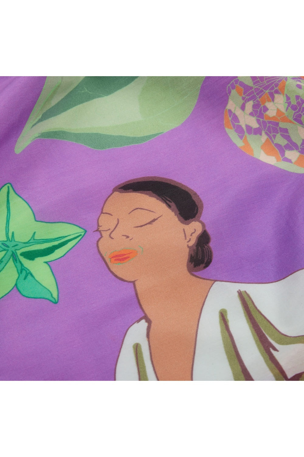 Mokoshe-Saga In Mauritius & Purple And Green-Şal & Fular-3-fleurdirect.live