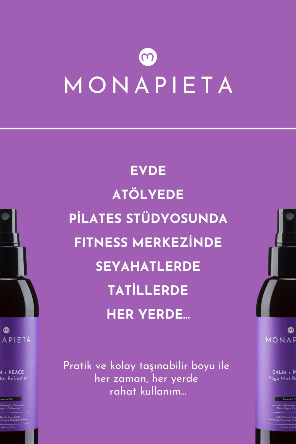 Monapieta-Monapieta Tazeleyici Yoga Matı Temizleme Spreyi | Yenileyici & Koku Giderici | Sakin & Huzurlu Aura | 125 Ml-Oda Kokusu-8-fleurdirect.live