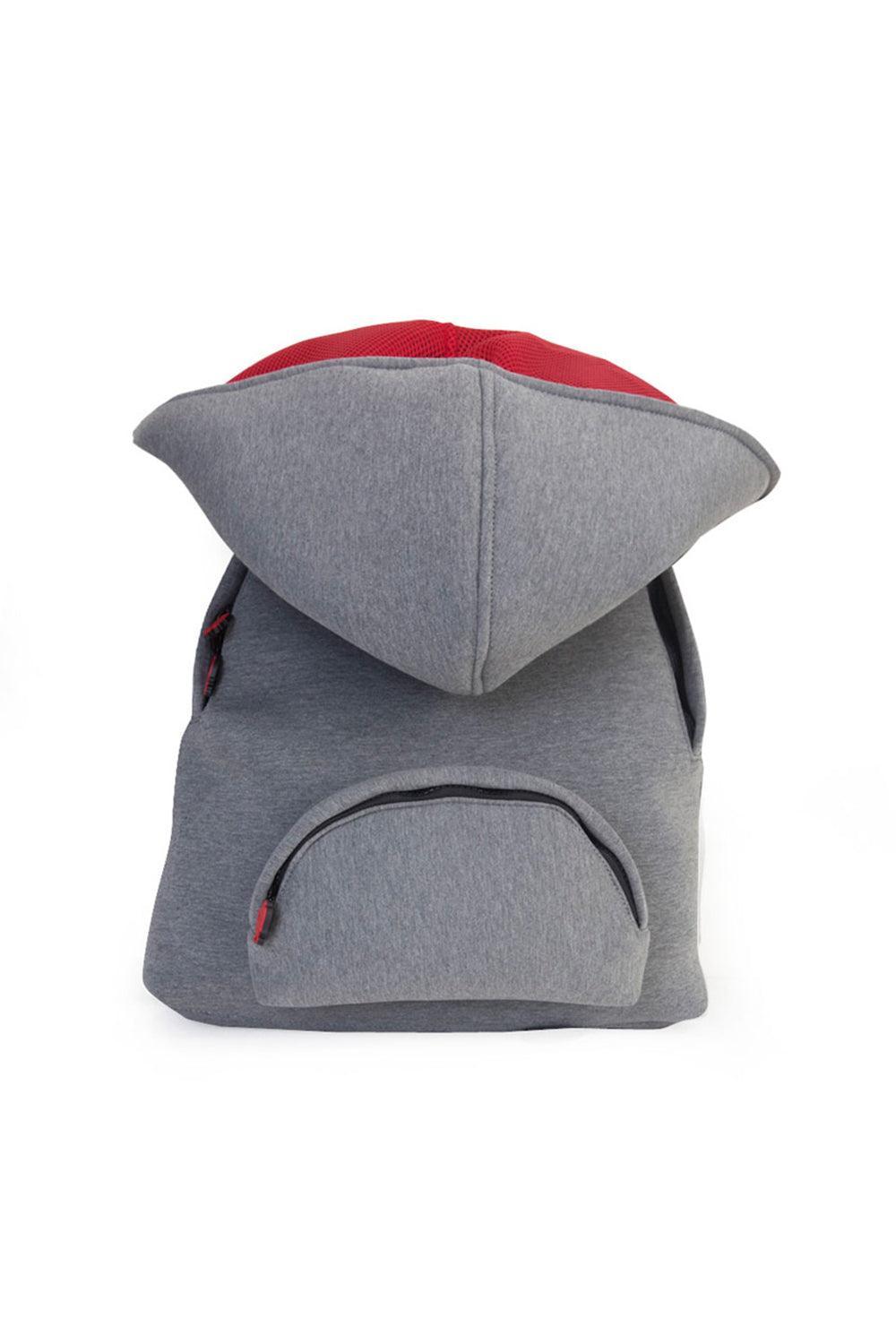 Morikukko-Grey Basic Red-Sırt Çantası-1-fleurdirect.live