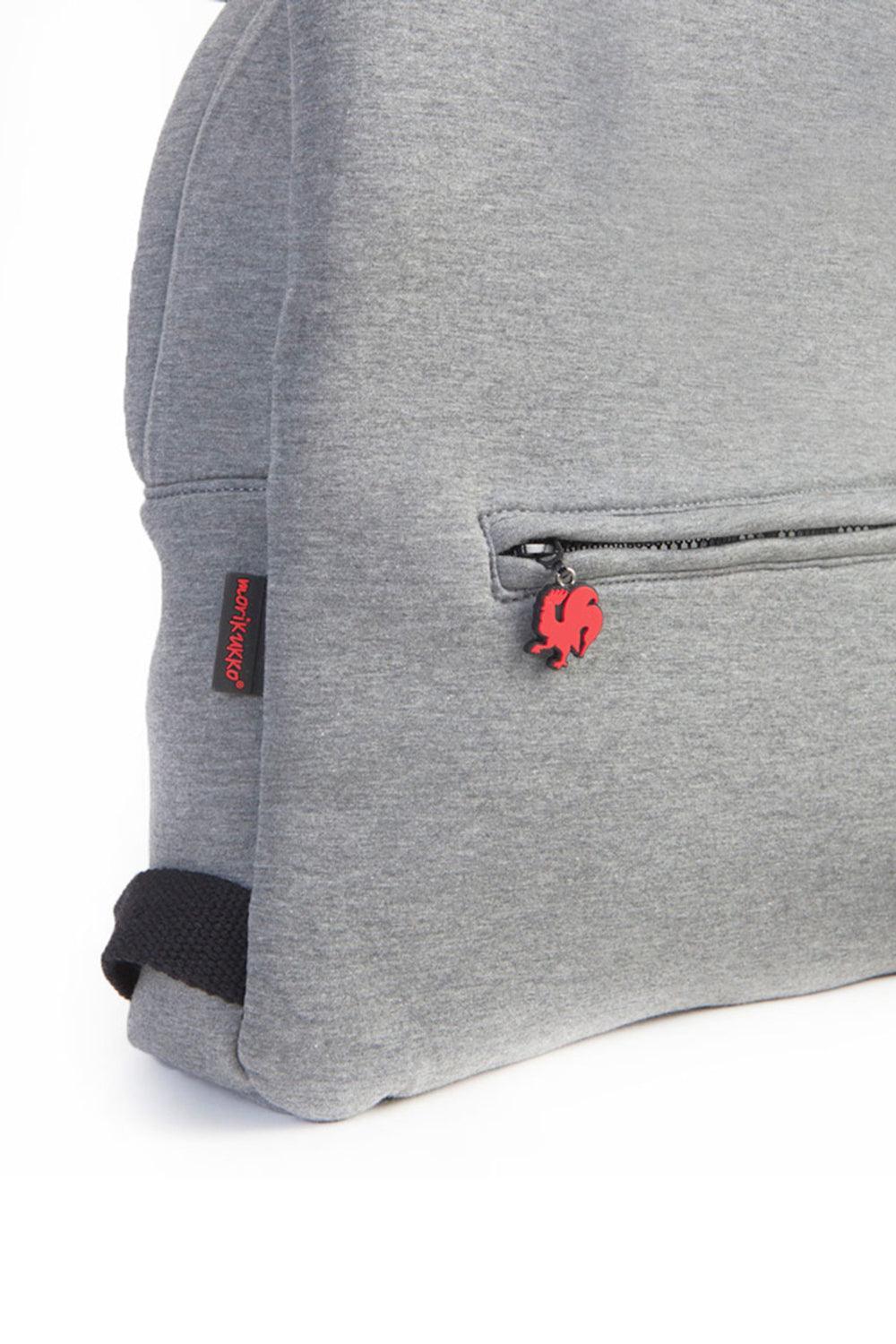 Morikukko-Grey Basic Red-Sırt Çantası-9-fleurdirect.live