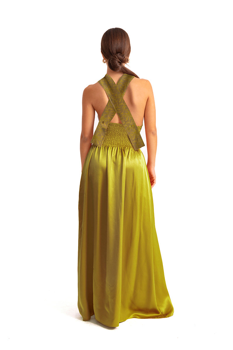 Movom Swimwear-Aspen Criss Cross Maxi Dress🌱-Elbise-3-fleurdirect.live