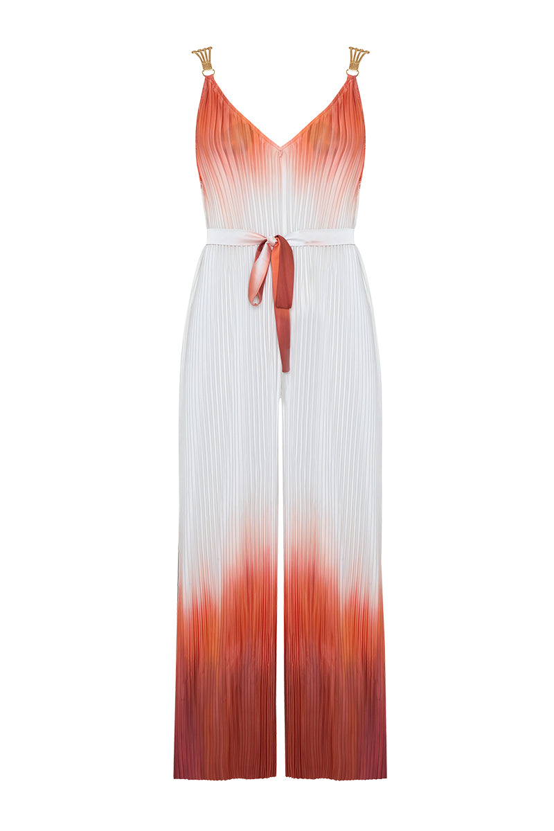 Movom Swimwear-Grace V Neck Jumpsuit-Tulum-1-fleurdirect.live