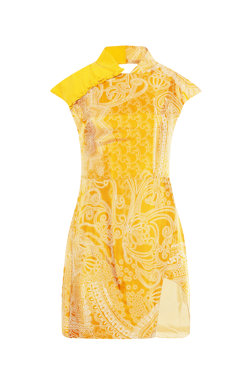 Movom Swimwear-Johona Cheongsam Dress🌱-Elbise-4-fleurdirect.live