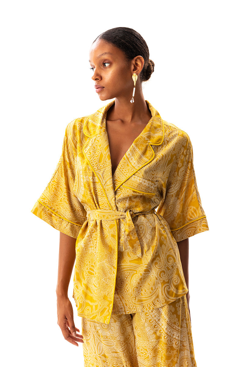 Movom Swimwear-Johona Pajama Style Shirt🌱-Kimono-2-fleurdirect.live