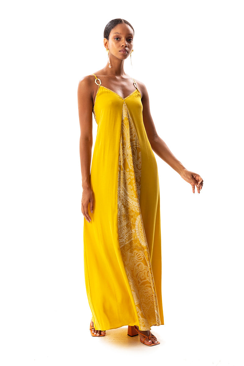 Movom Swimwear-Johona V Neck Maxi Dress🌱-Elbise-2-fleurdirect.live