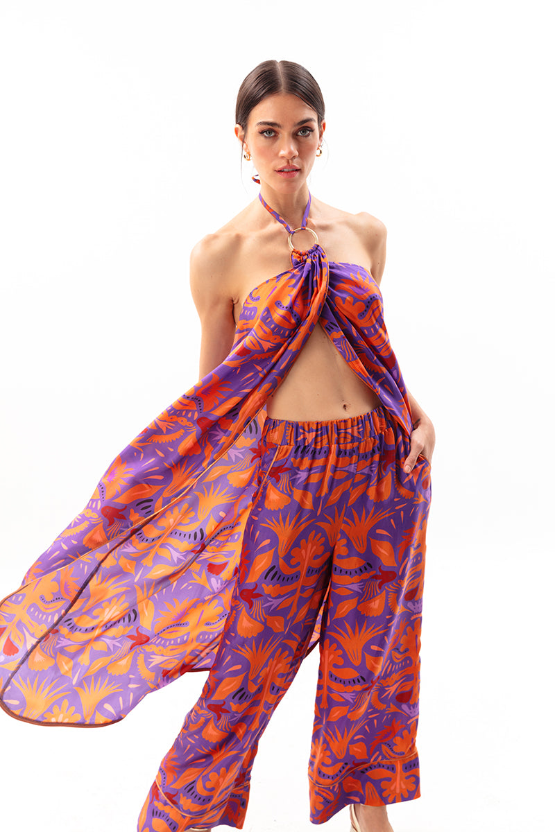 Movom Swimwear-Mauve Blouse Dress-Bluz-1-fleurdirect.live