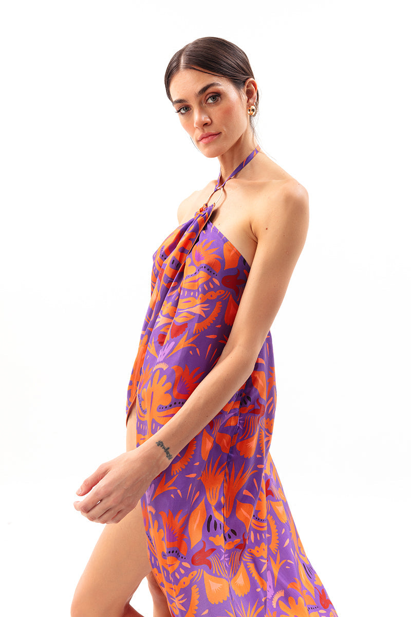 Movom Swimwear-Mauve Blouse Dress-Bluz-2-fleurdirect.live