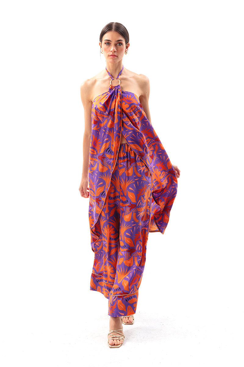 Movom Swimwear-Mauve Blouse Dress-Bluz-3-fleurdirect.live