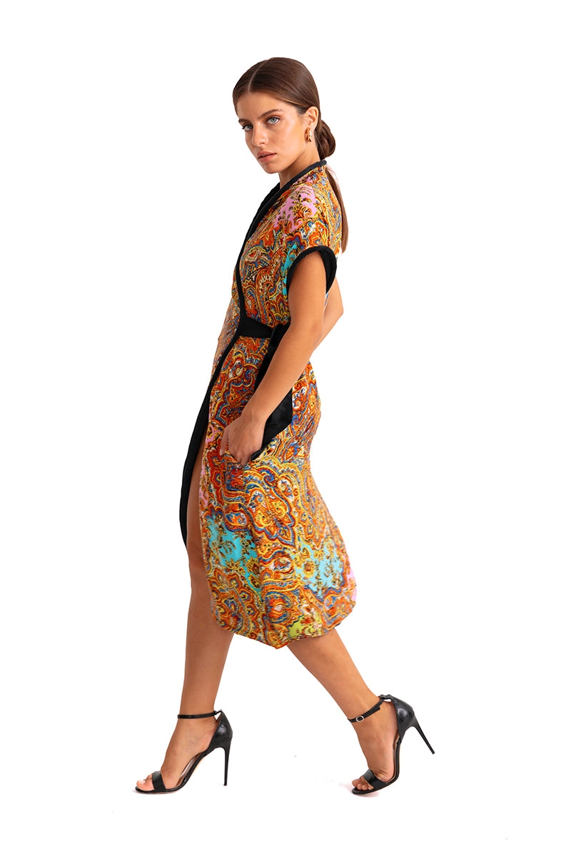 Movom Swimwear-Poppy Reversible Kimono Dress🌱-Kimono-2-fleurdirect.live