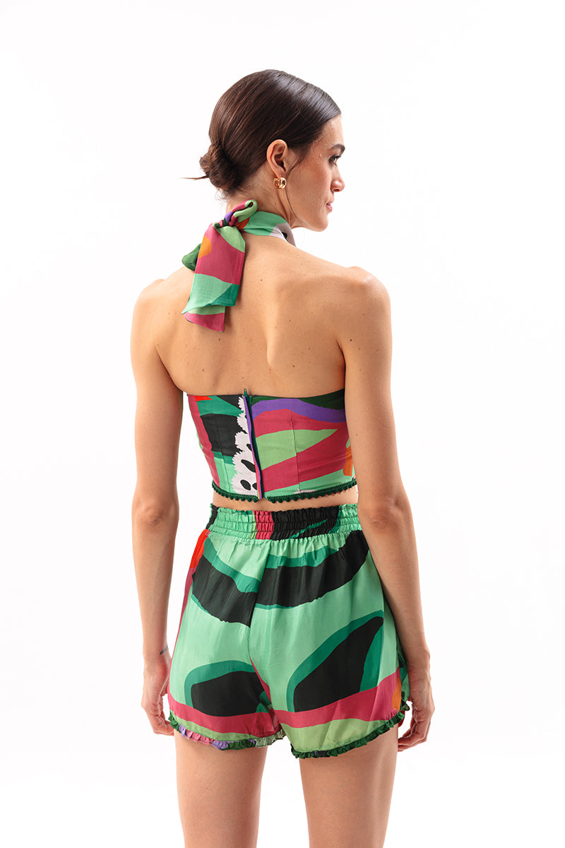 Movom Swimwear-Sylvia High Waist Shorts-Şort-2-fleurdirect.live