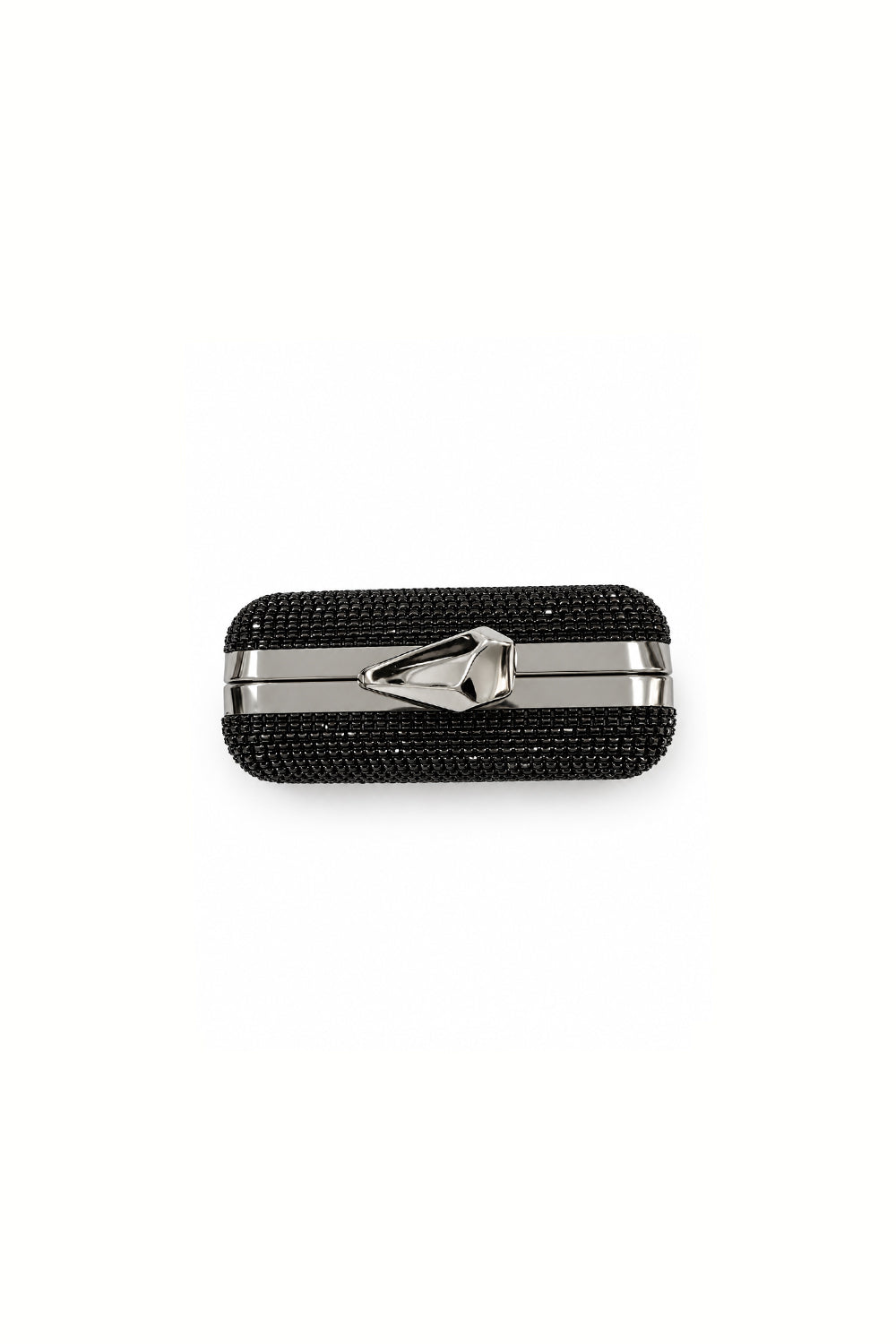 Eloura Siyah Boncuk İşlemeli Abiye Clutch Çanta - 2