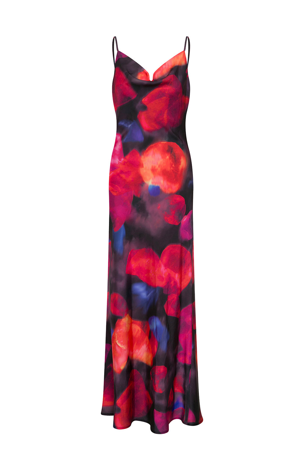 Mozto-Jace Satin Multicolor Print Maxi Slip Dress-Elbise-1-fleurdirect.live