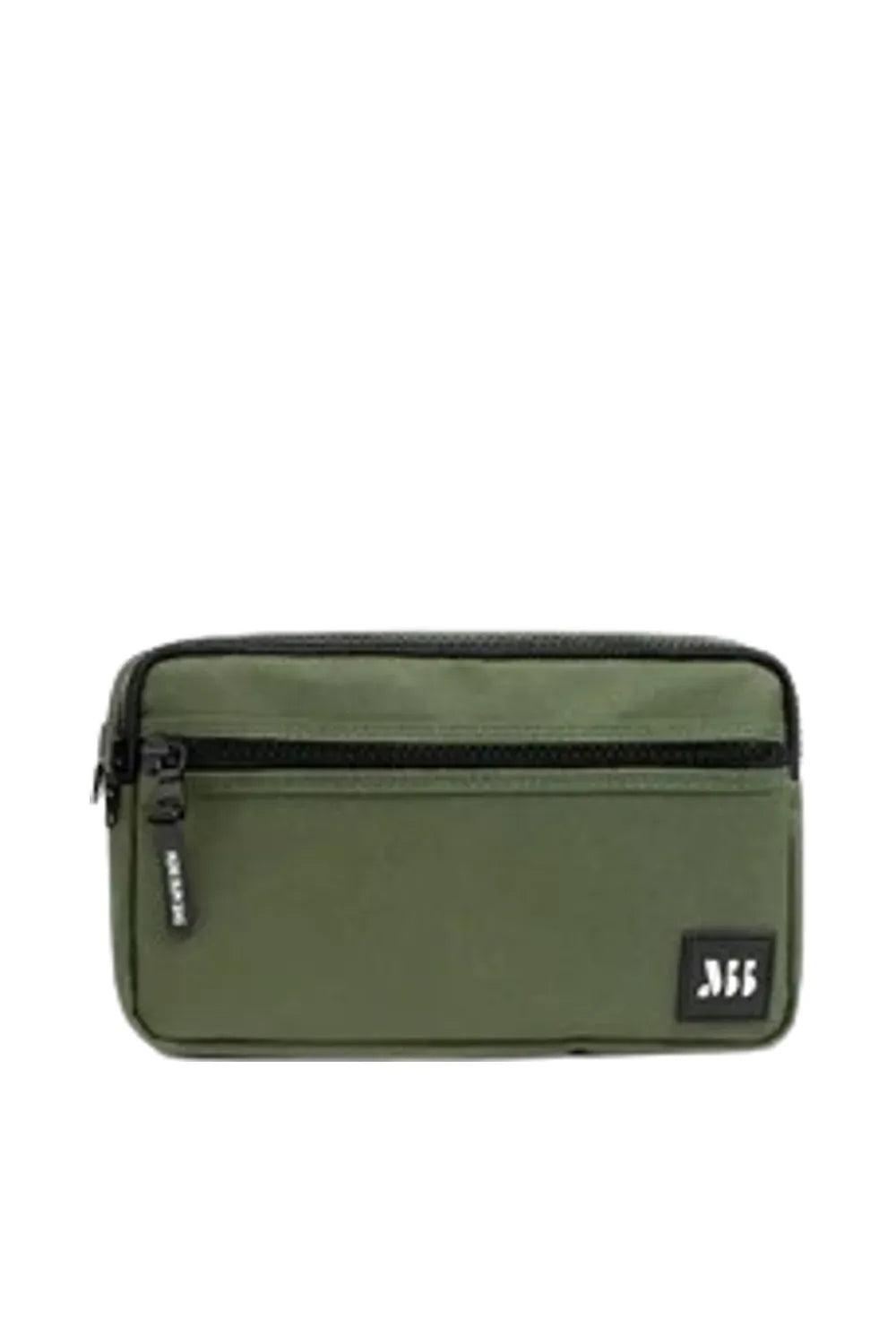 Muni Bum Bag-Khaki Double Bumbag-Bel Çantası-1-fleurdirect.live