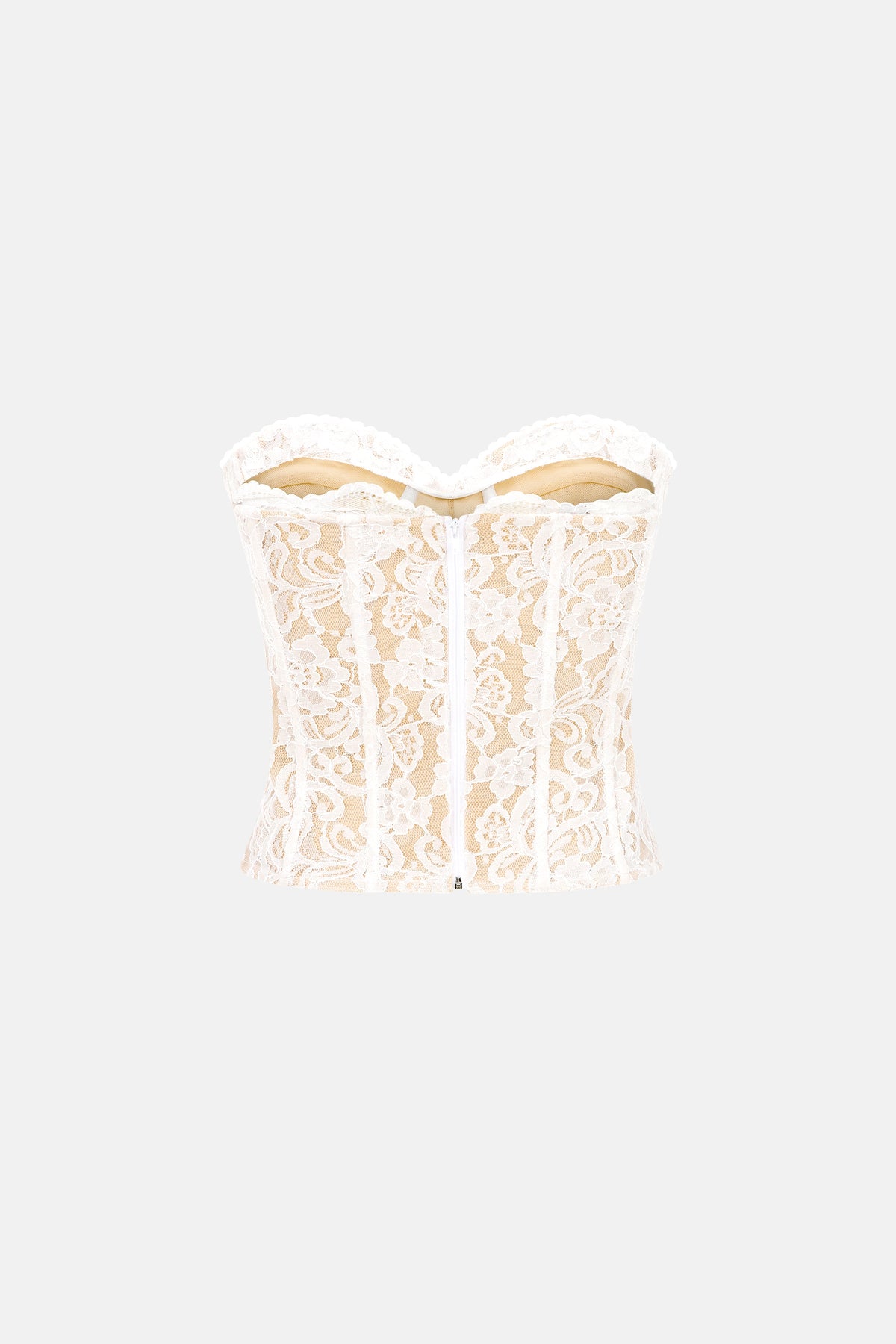 Grace Top / Ekru Dantel