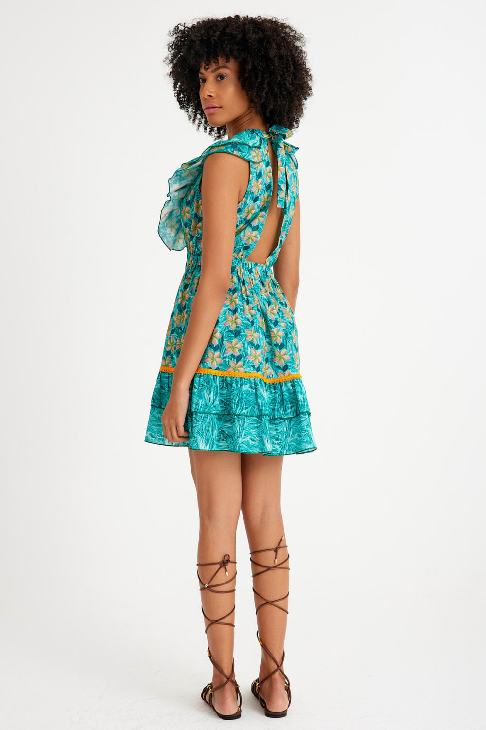Nammu-Sırt Dekolteli Mini Elbise-Elbise-3-fleurdirect.live