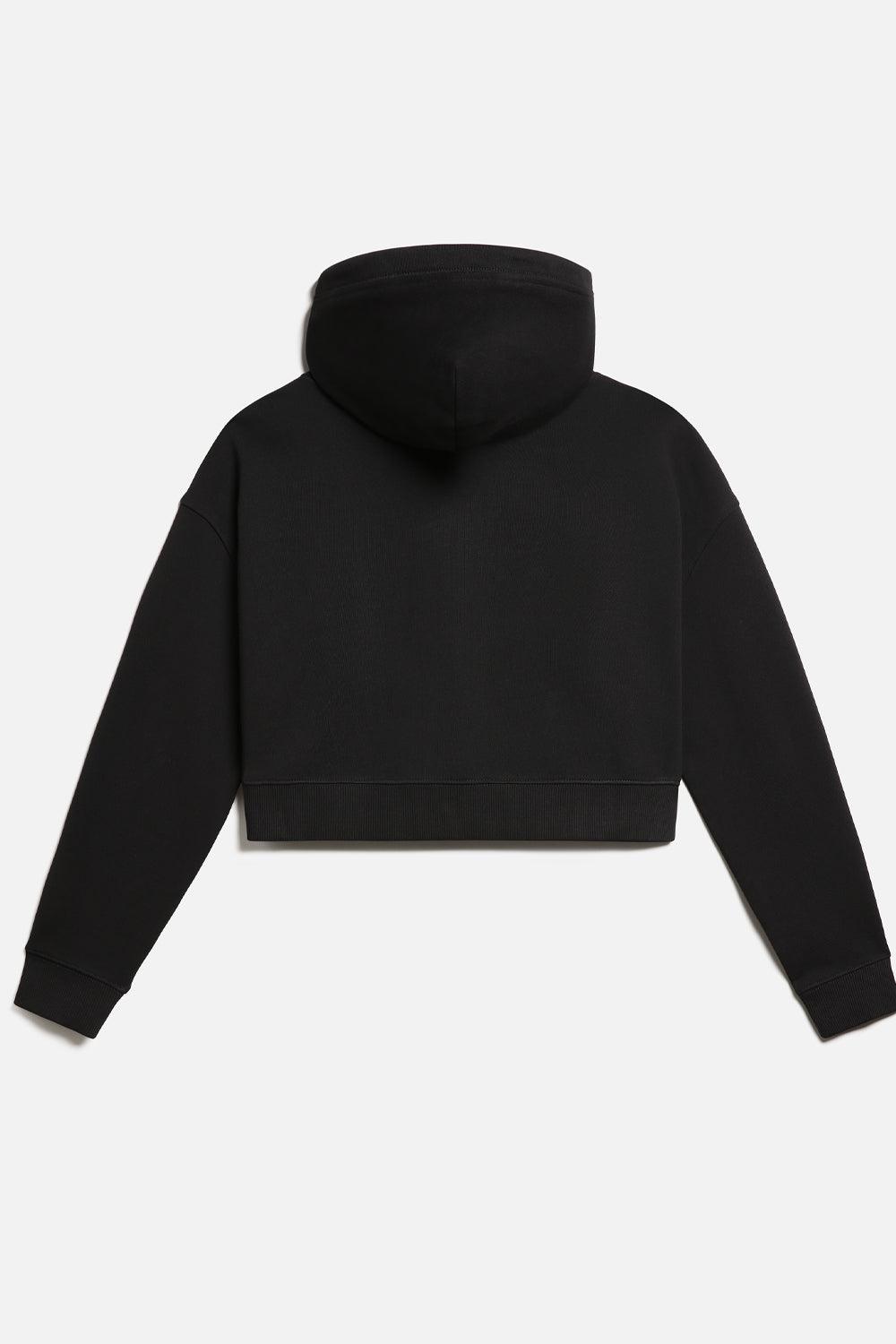 Napapijri-B-Veny H Cropped Black-Sweatshirts & Hoodies-6-fleurdirect.live