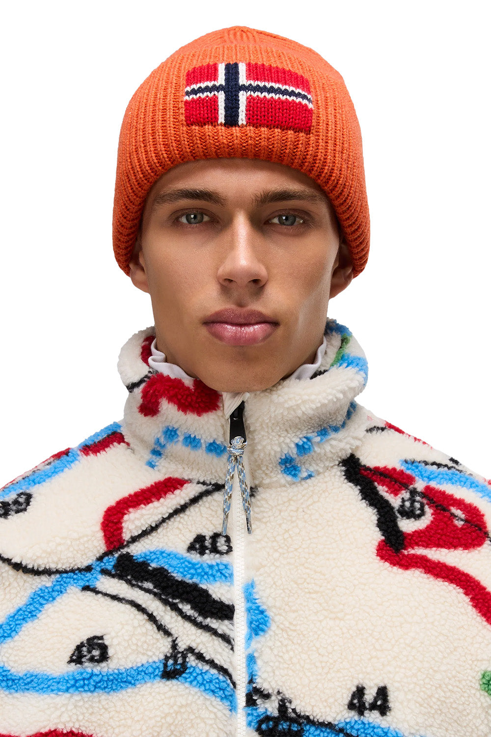Fiemme Loose Fit Fze Krem Peluş Mont - 7