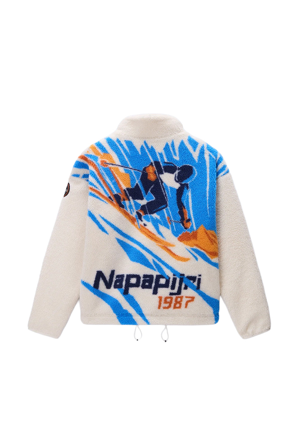 Napapijri-Fiemme Loose Premium Fermuarlı Peluş Mont-Mont-1-fleurdirect.live
