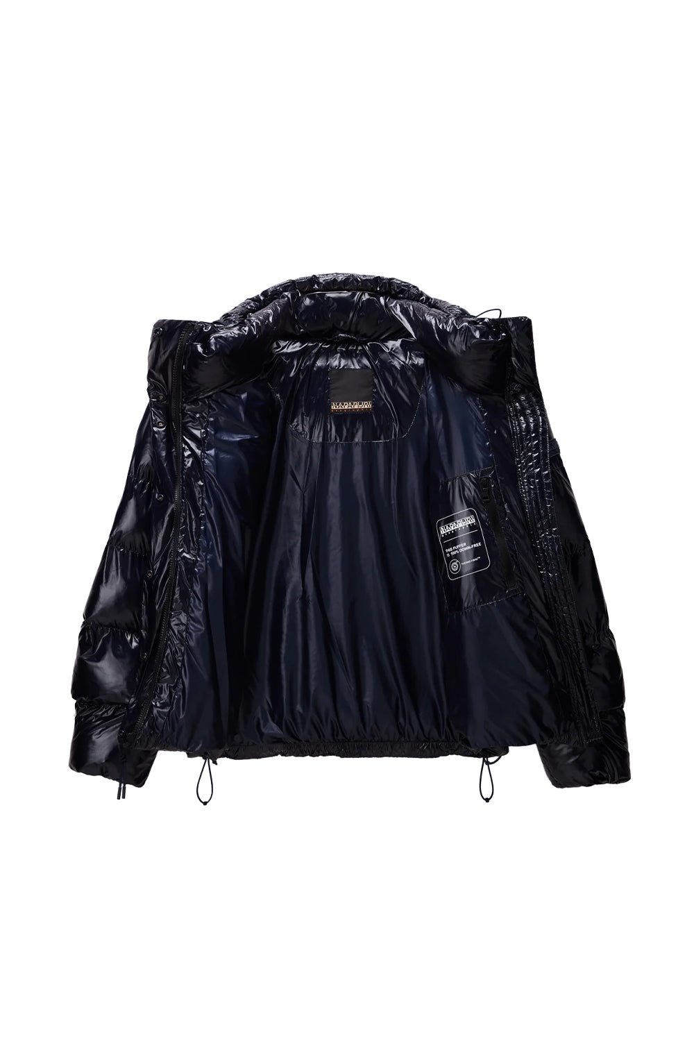 Napapijri-Glane Mirror Puffer Jacket Siyah Kadın Mont-Mont-3-fleurdirect.live