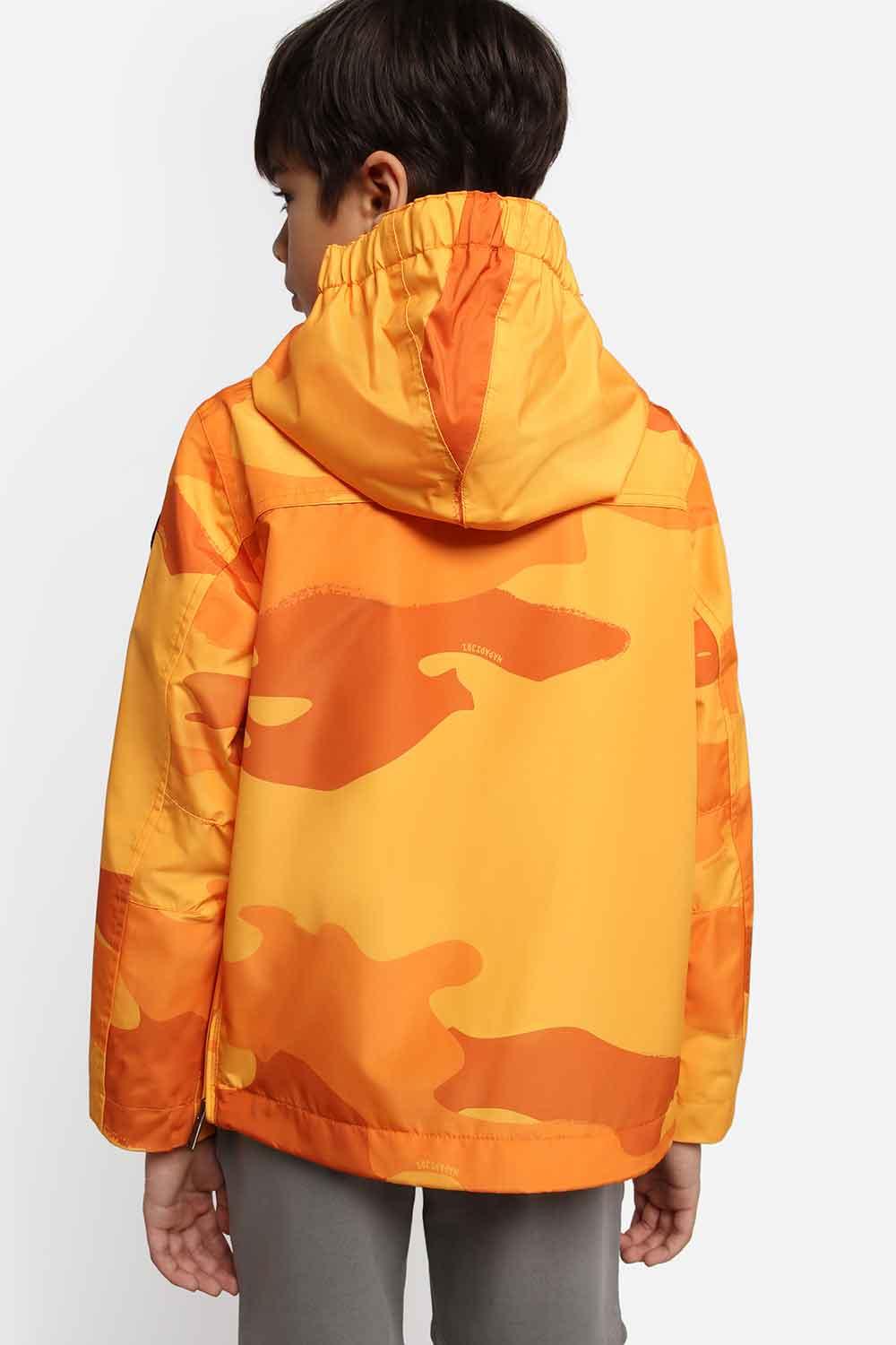 Napapijri-Kids Rainforest Jacket Orange Camo-Mont-5-fleurdirect.live