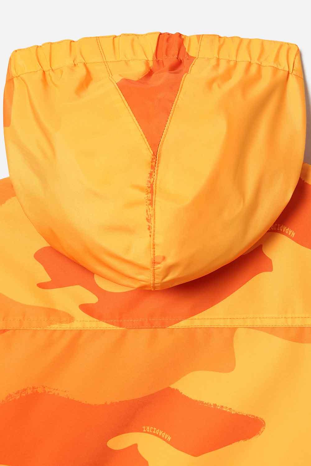 Napapijri-Kids Rainforest Jacket Orange Camo-Mont-8-fleurdirect.live