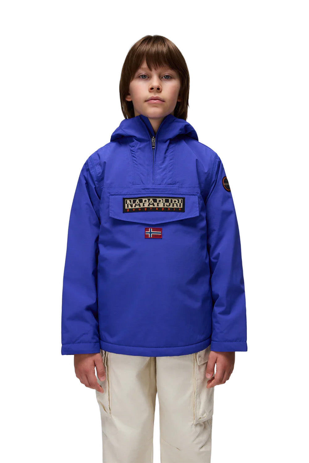 Napapijri-Kids Rainforest Mavi Çocuk Mont-Mont-3-fleurdirect.live