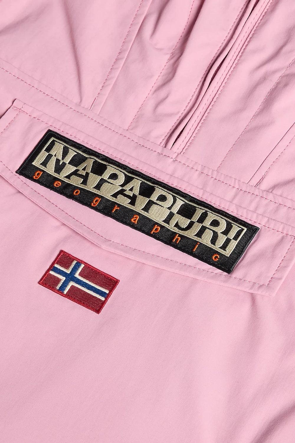 Napapijri-Kids Rainforest Pocket 2 Pink-Yağmurluk-5-fleurdirect.live