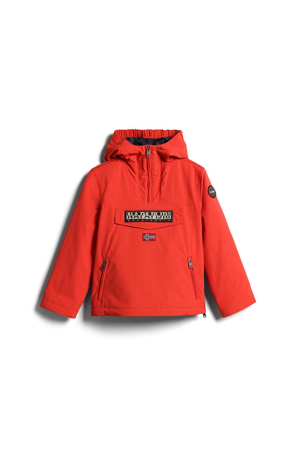 Napapijri-Kids Rainforest Pocket 2 Red Poppy-Yağmurluk-1-fleurdirect.live