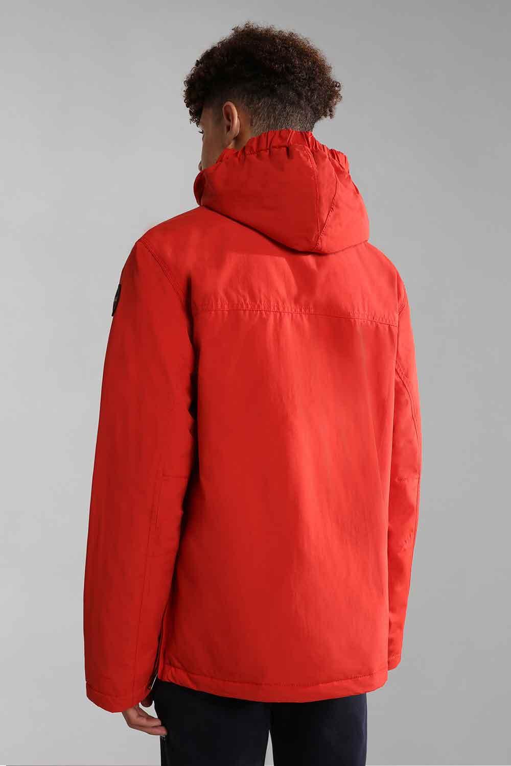 Napapijri-Kids Rainforest Pocket 2 Red Poppy-Yağmurluk-3-fleurdirect.live