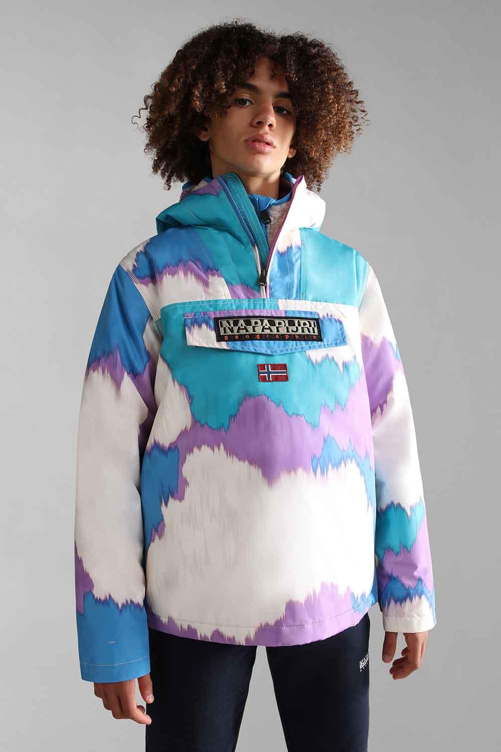 Napapijri-Kids Rainforest Winter Anorak Jacket-Mont-3-fleurdirect.live