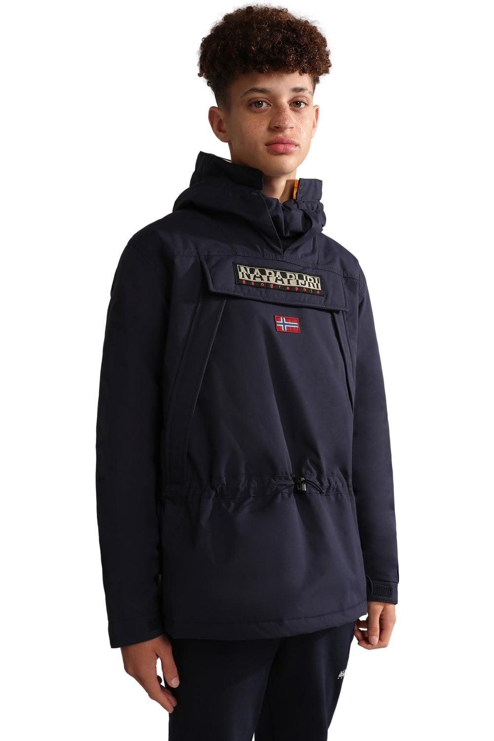 Napapijri-Kids Skidoo 4 Blue Marine-Deri Mont-1-fleurdirect.live