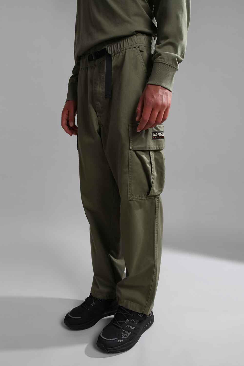 Napapijri-M-Dru Pant Green Lichen-Pantolon-4-fleurdirect.live