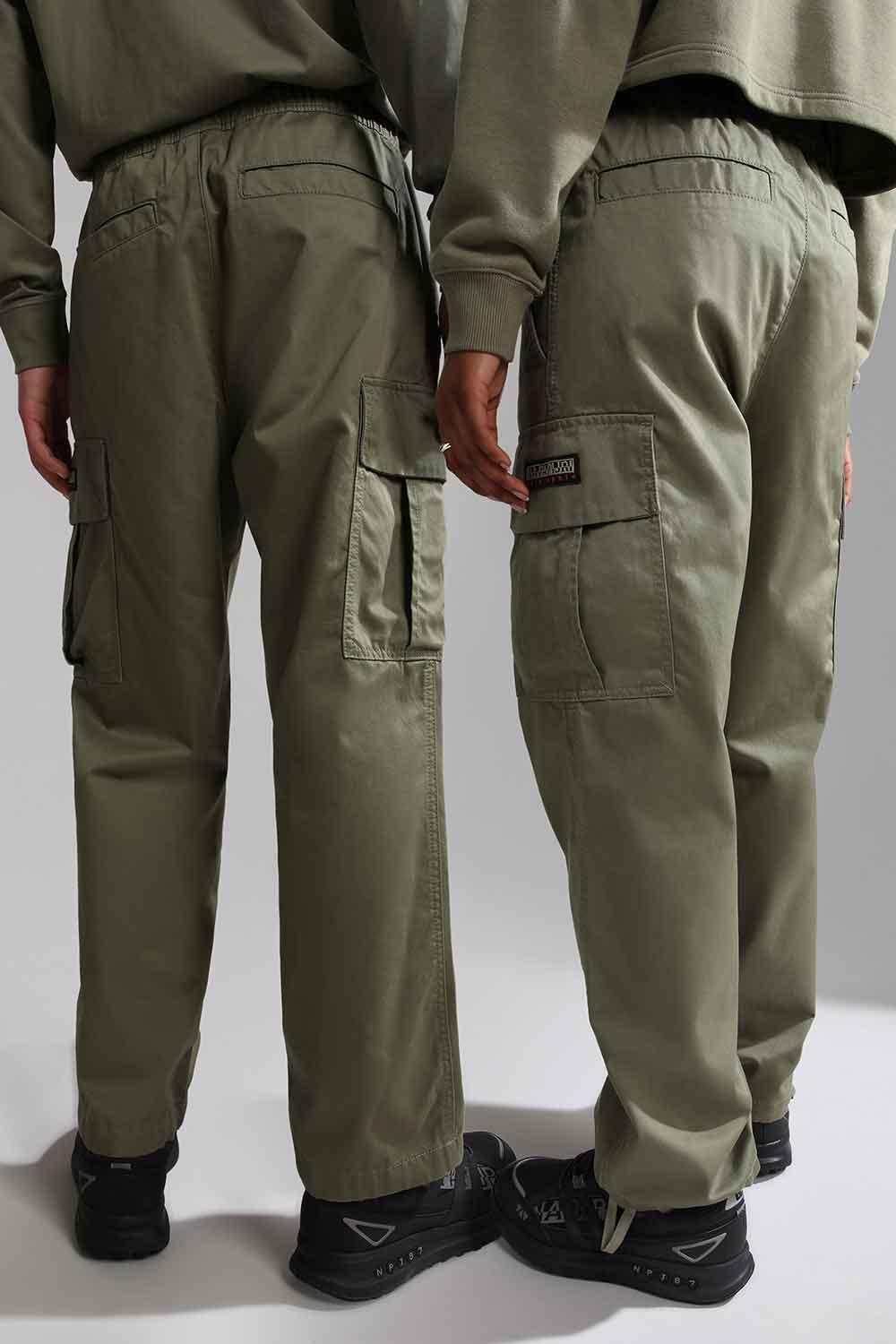Napapijri-M-Dru Pant Green Lichen-Pantolon-5-fleurdirect.live