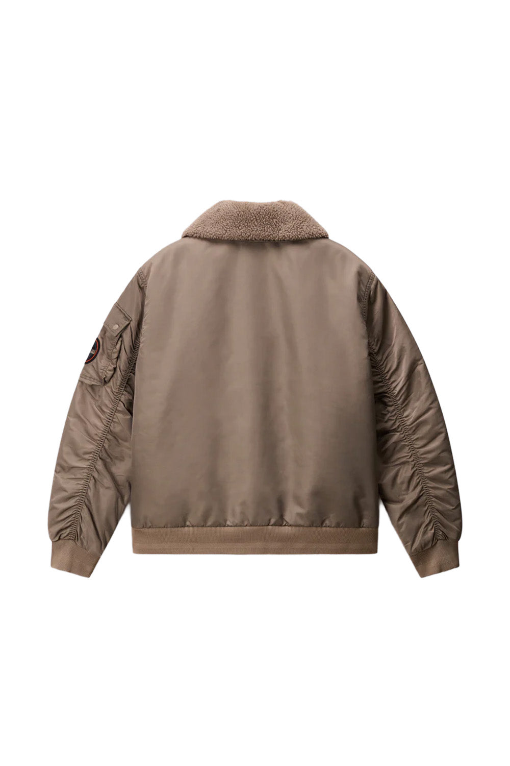 Napapijri-Nemes Fallen Rock Erkek Haki Bomber Mont-Mont-2-fleurdirect.live