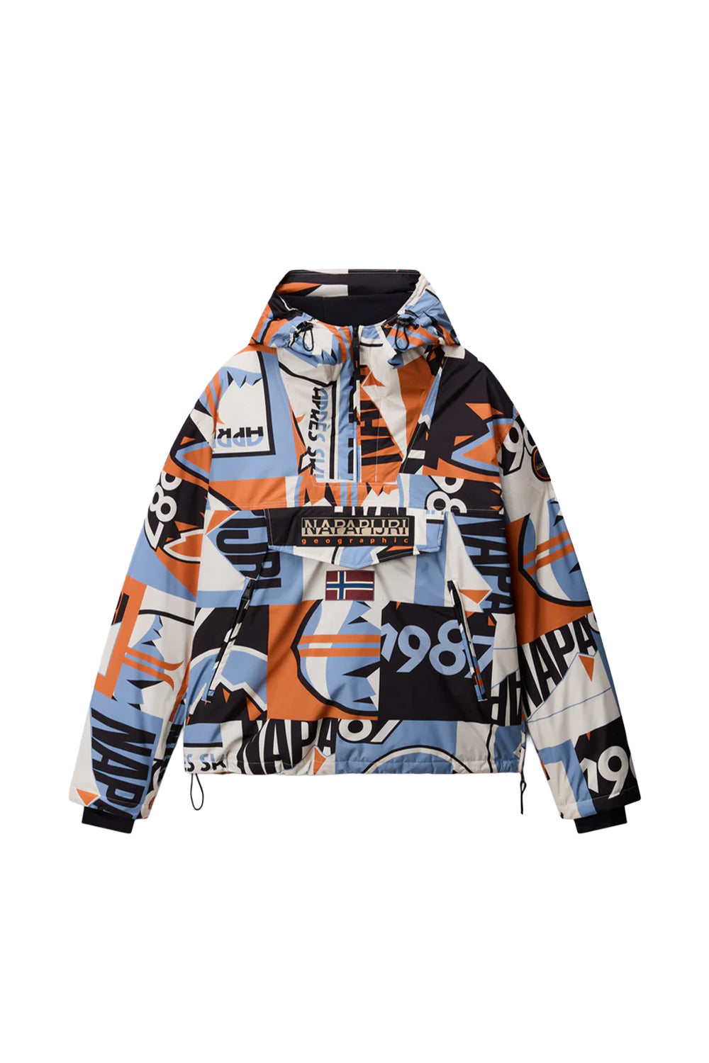 Napapijri-Rainforest Next Anorak Jacket Çok Renkli Erkek Mont-Mont-1-fleurdirect.live