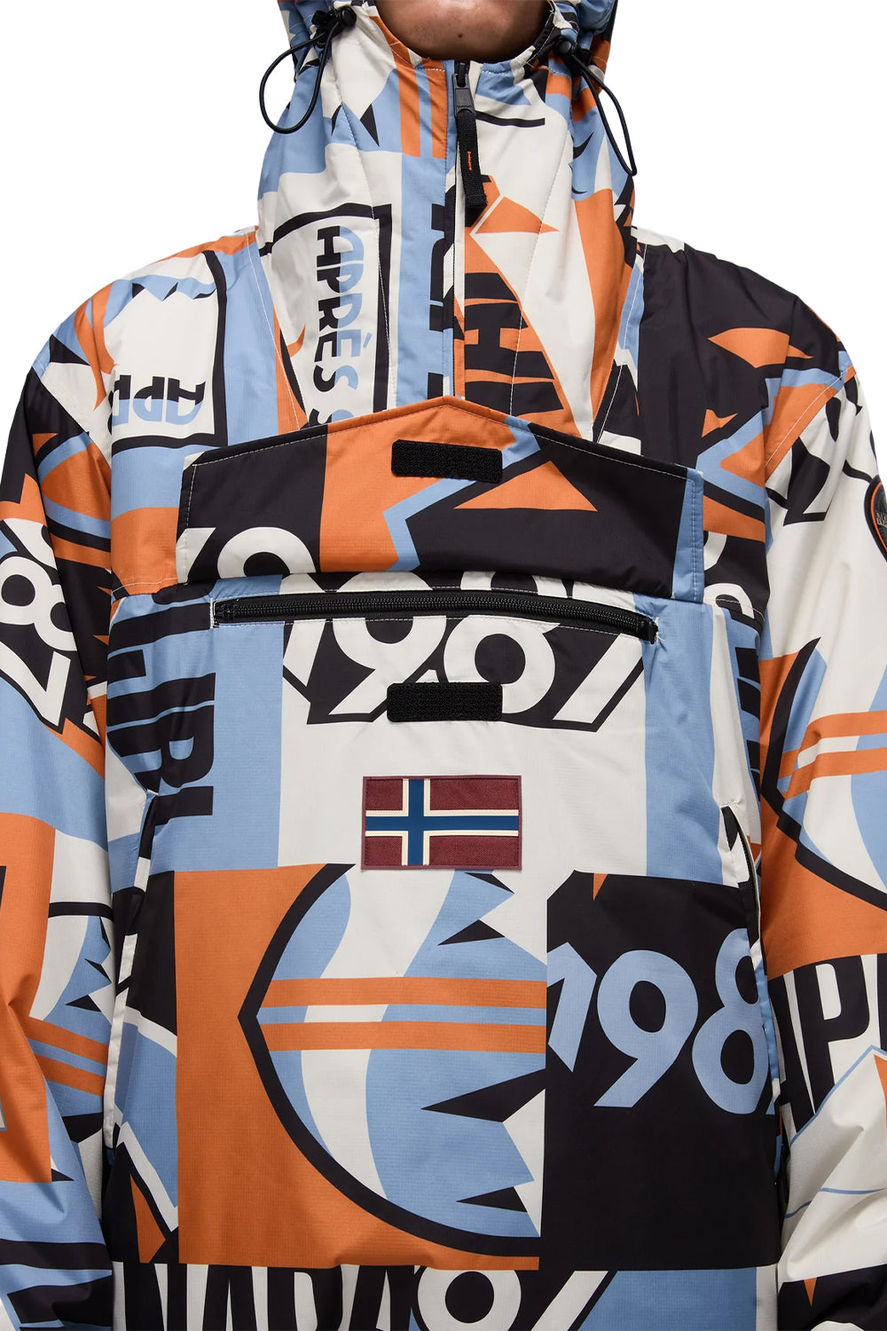 Napapijri-Rainforest Next Anorak Jacket Çok Renkli Erkek Mont-Mont-5-fleurdirect.live