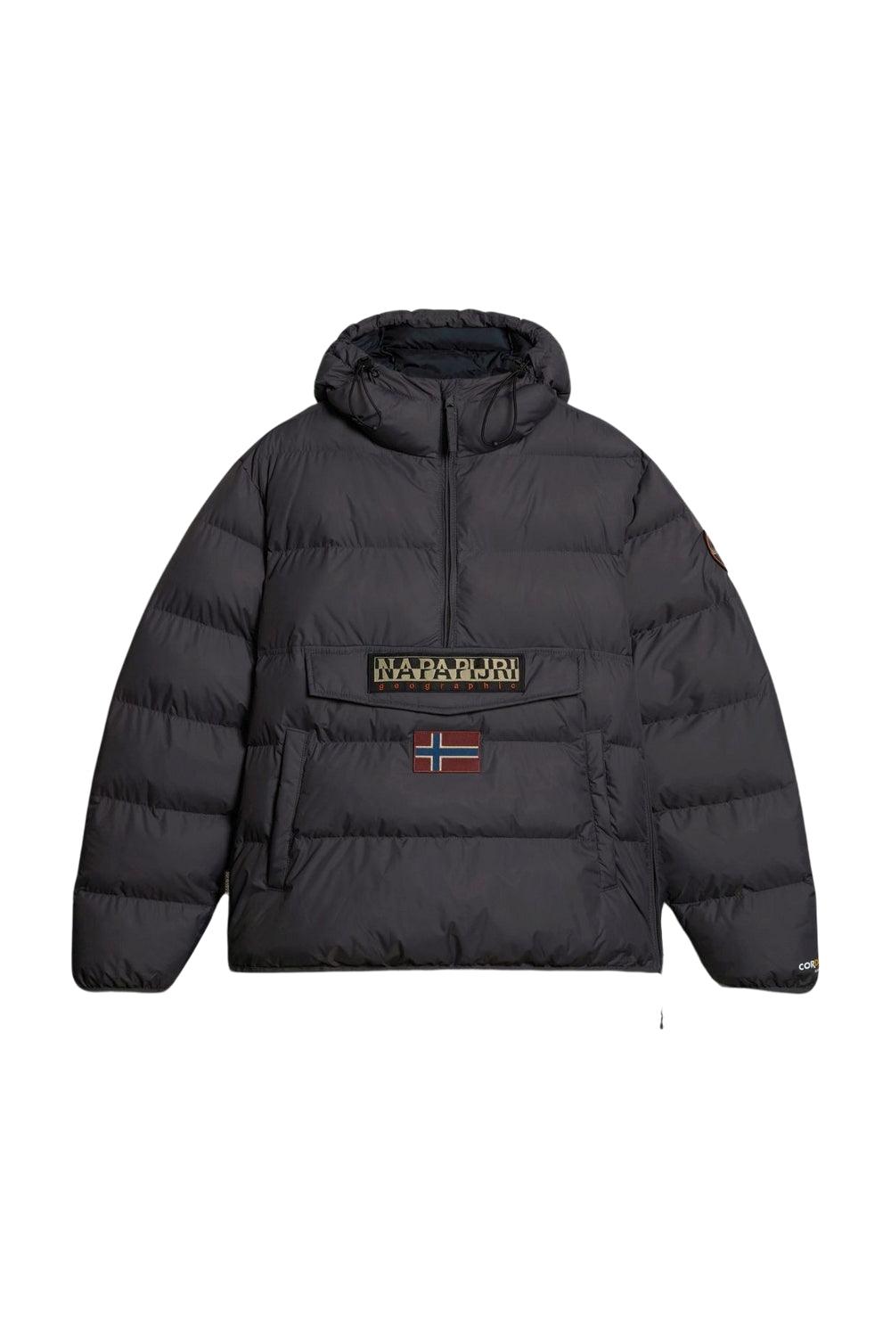 Napapijri-Rainforest OP WI PUF Dark Grey Solid-Yağmurluk-1-fleurdirect.live