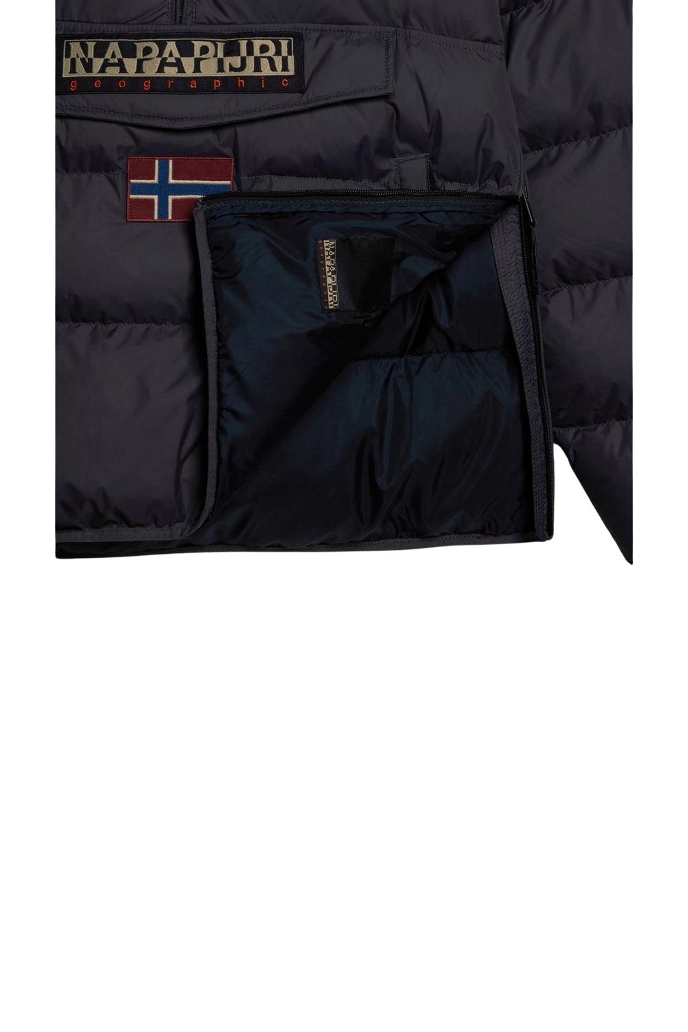 Napapijri-Rainforest OP WI PUF Dark Grey Solid-Yağmurluk-6-fleurdirect.live